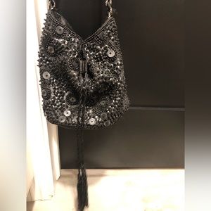Formal/semi-formal beaded bucket bag
